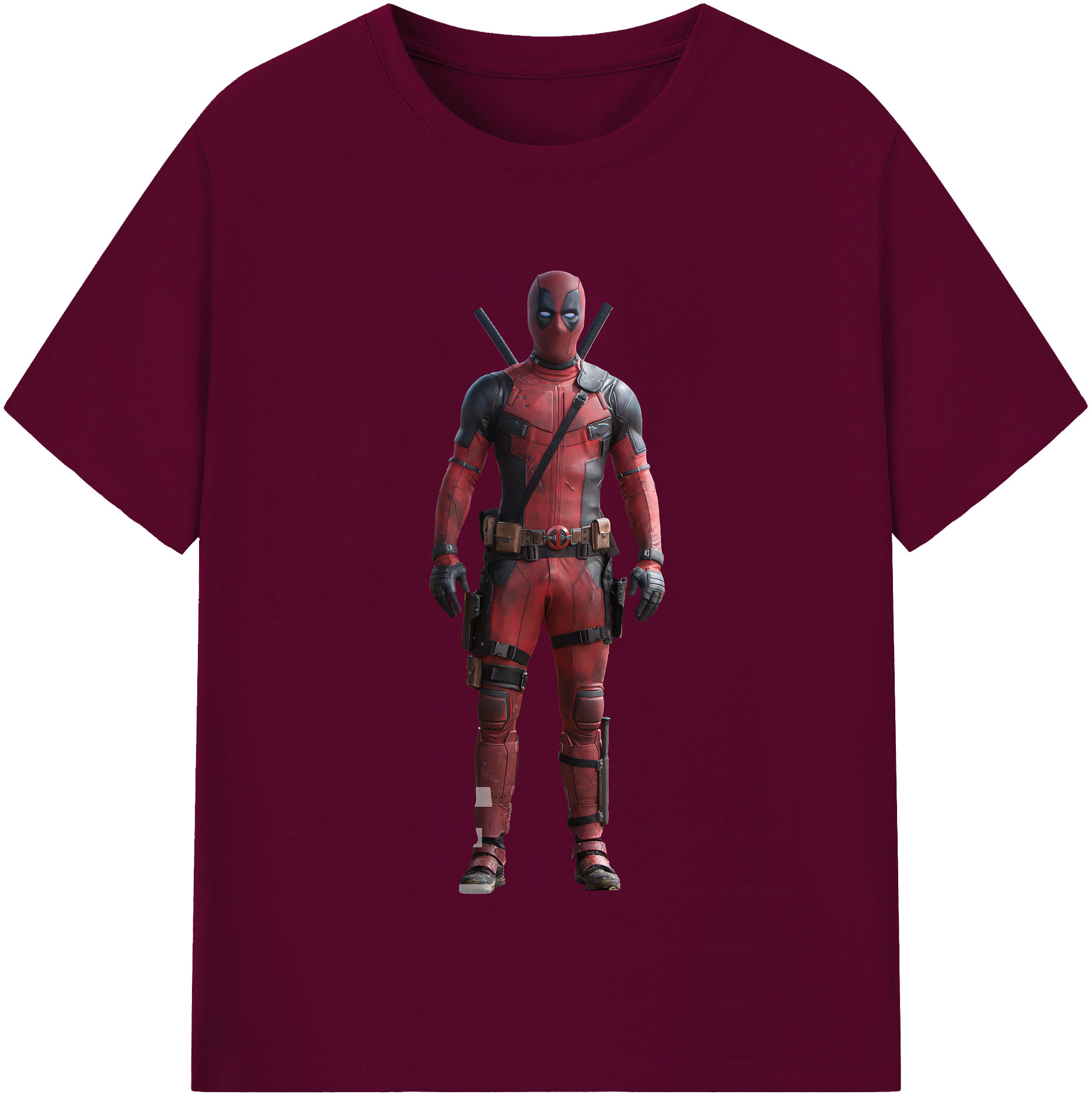 （画像用） Deadpool デッドプール レディースカジュアルプリントTシャツ（綿100％）